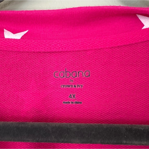 Crown&Ivy Pink Stars Tee - Picture 3 of 6